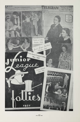Junior League Follies Photographic Collage, March 1961