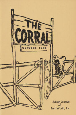 The Corral, Vol. XXVII, No. 1, October 1960 Front Cover