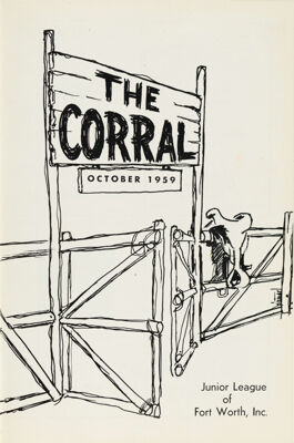 The Corral, Vol. XXVI, No. 1, October 1959 Front Cover
