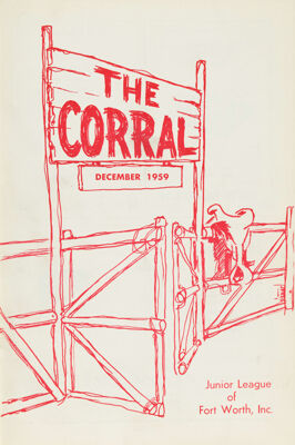 The Corral, Vol. XXVI, No. 3, December 1959 Front Cover