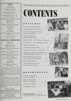 The Corral, Vol. 76, No. 4, Summer 1997 Title Page