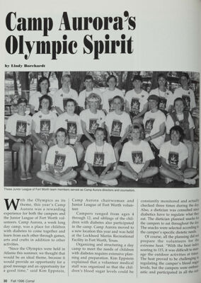 Camp Aurora's Olympic Spirit