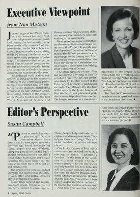 Editor's Perspective, Spring 1997