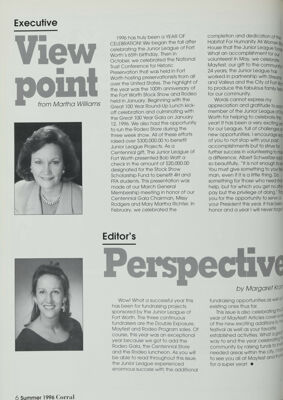 Editor Perspective, Summer 1996