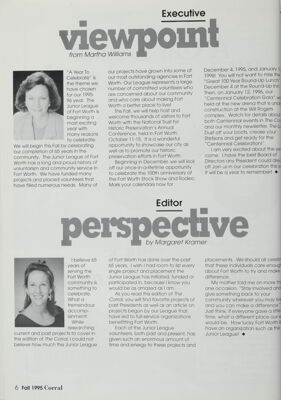 Editor Perspective, Fall 1995