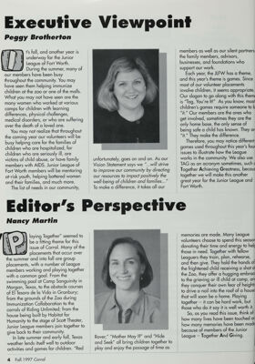 Editor's Perspective, Fall 1997