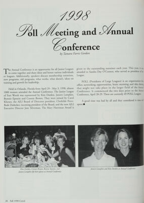 1998 Poll Meeting and Annual Conference
