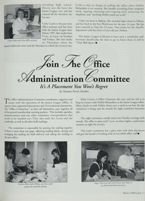 Join the Office Administration Committee: It's a Placement You Won't Regret