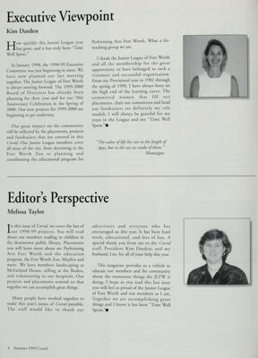 Editor's Perspective, Summer 1999