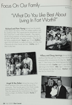 Focus on Our Family: What Do You Like Best About Living in Fort Worth?