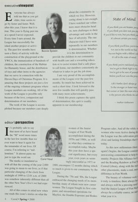 Editor's Perspective, Spring 2000
