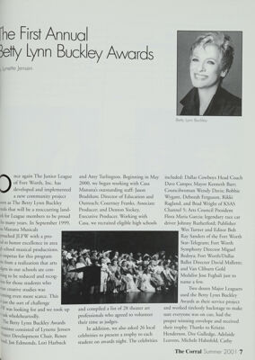 The First Annual Betty Lynn Buckley Awards