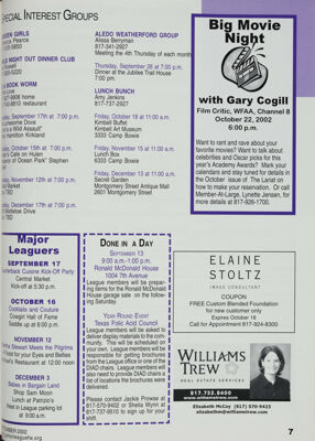 Elaine Stoltz Advertisement, September 2002