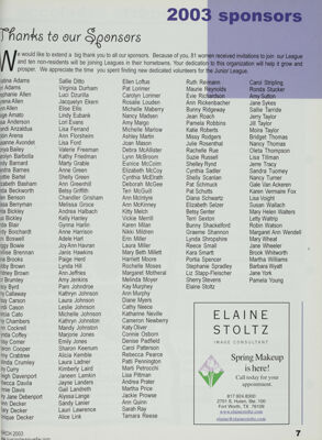 2003 Sponsors, March 2003