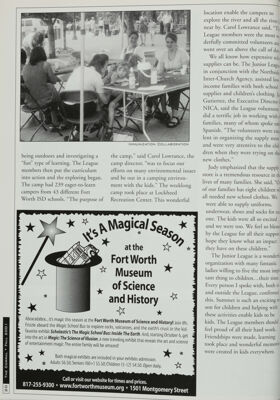 Fort Worth Museum of Science and History Advertisement, Fall 2001