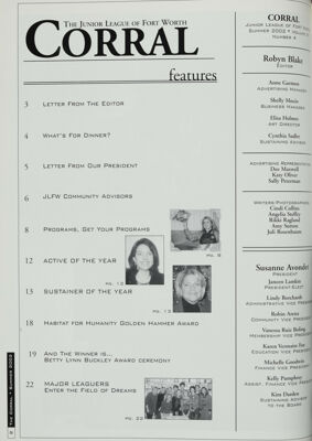 The Corral, Vol. 81, No. 4, Summer 2002 Title Page