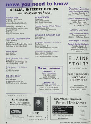 Elaine Stoltz Advertisement, December 2002