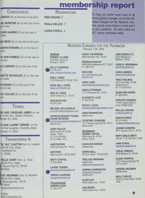 Membership Report, April 2003