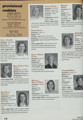 Provisional Rookies, February 2004