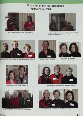Sustainer of the Year Reception, February 12, 2004