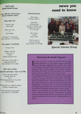 News You Need to Know, March 2004