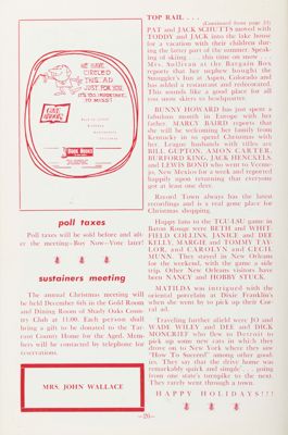 Poll Taxes, December 1962