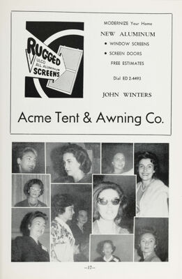 Acme Tent & Awning Co. Advertisement, February 1963
