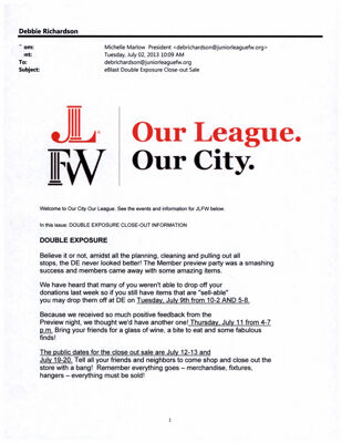 Our League Our City, July 2, 2013