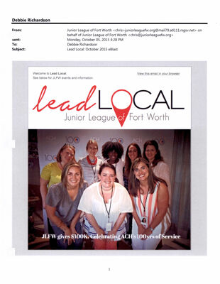 Lead Local, October 2015