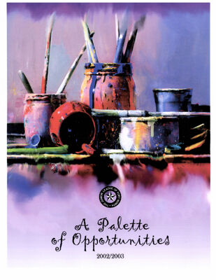 A Palette of Opportunities Program Cover, 2002-2003