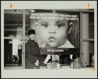League Member With Immunization Poster Photograph