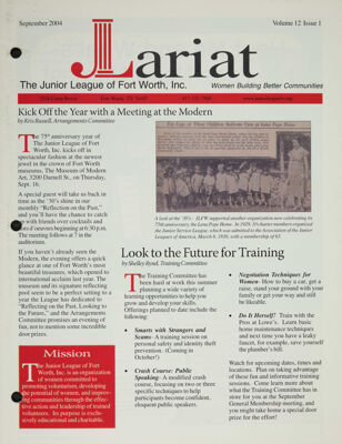 The Lariat, Vol. 12, No. 1, September 2004