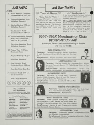 1997-1998 Nominating Slate