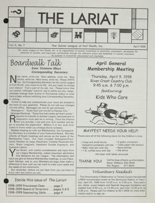 Boardwalk Talk, April 1998