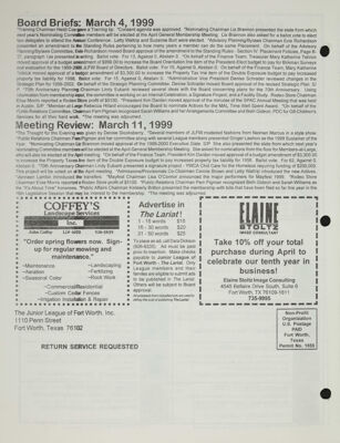 Board Briefs, April 1999