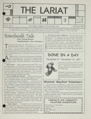 Boardwalk Talk, November 1997
