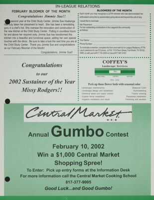 Central Market Advertisement, February 2002