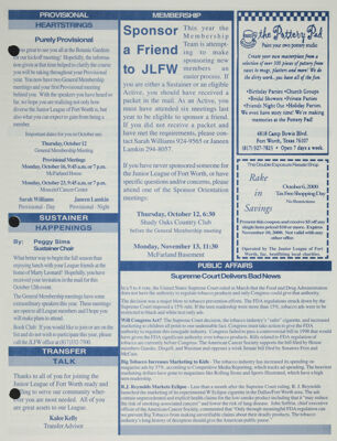 Membership: Sponsor a Friend to JLFW