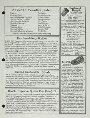 Sustainer Hotdogs, February 2000