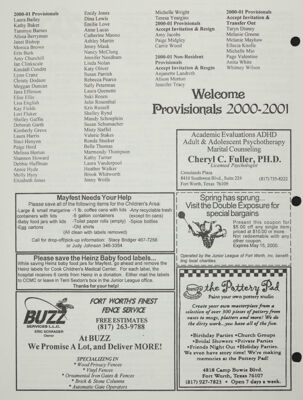 Mayfest Needs Your Help, April 2000