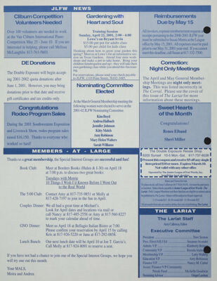 The Double Exposure Resale Shop Advertisement, April 2001