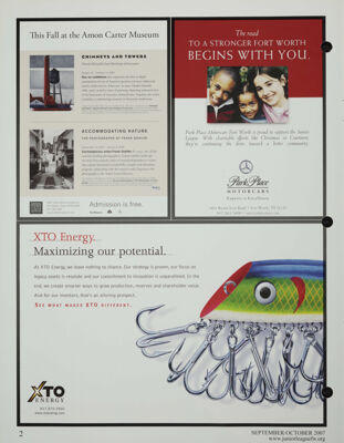 Amon Carter Museum Advertisement, September-October 2007
