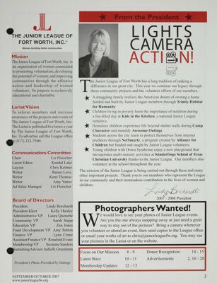 Lariat Publication Information, September-October 2007