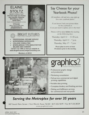 Bright Futures College Consulting Advertisement, April-May 2007