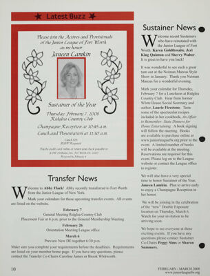 Sustainer News, February-March 2008