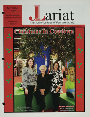 The Lariat, Vol. 15, No. 2, November 2007 Front Cover