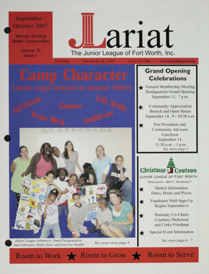 The Lariat, Vol. 15, No. 1, September-October 2007 Front Cover