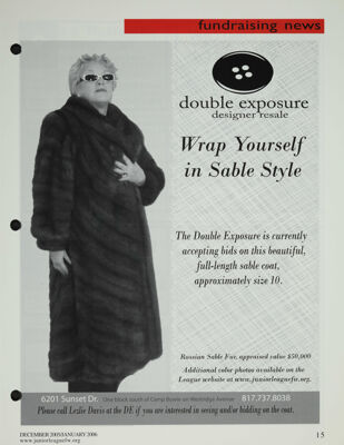 Double Exposure Advertisement, December 2005-January 2006
