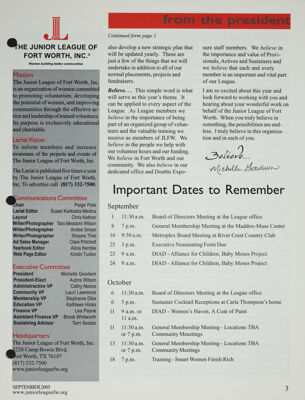 Lariat Publication Information, September 2005