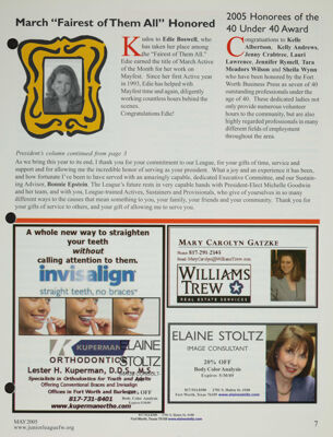 2005 Honorees of the 40 Under 40 Award